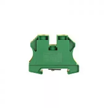 Weidmüller WPE 35N Zemējuma spaiļu bloks, 35 mm², skrūvju savienojums, zaļš/dzeltens