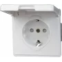 Heinrich Kopp 119102080 Schuko kontaktligzda CEE 7/3 CEE 7/4 Balta 250V 16A
