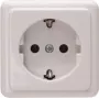 Heinrich Kopp Schuko kontaktligzda virsmas montāžai 1-vietīga 16A 250V Arktiski balta 101802000