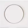 HEINRICH KOPP Dimmer Cover for Push-Button Changeover Dimmer HK07 (IP20, Clamp Fastening) - Pure White