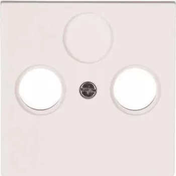 Heinrich Kopp Antenna Socket End Socket Flush-mounted White 2 Outputs TV/FM