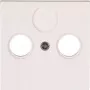 Heinrich Kopp Antenna Socket End Socket Flush-mounted White 2 Outputs TV/FM