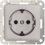 Heinrich Kopp HK02 Schuko kontaktligzda, nerūsējošais tērauds, 1-vietas, iegremdēta, 16A 250V