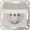 Heinrich Kopp HK02 Schuko kontaktligzda ar paaugstinātu pieskārienaizsardzību, tīri balta (RAL 9010), iegremdēta