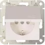 HEINRICH KOPP HK 07 1-Gang Schuko kontaktligzda ar eņģu vāku, tīri balta, iegremdējamā montāža, IP44, 250V/16A, 940129002