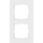HEINRICH KOPP Cover Frame 2-gang HK07 PURE (157 x 86 x 9.5 mm | IP20 | Clamp Fastening) - Pure White (406929008)