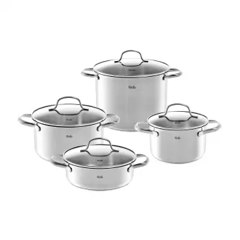 Fissler San Francisco 4-Daļīgs Gatavošanas Trauku Komplekts