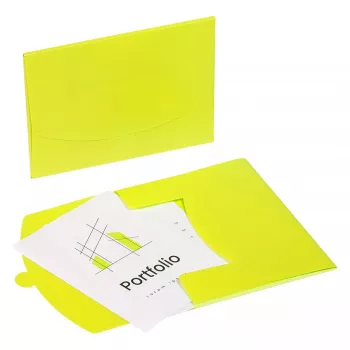 PAGNA Document Wallet DIN A4 Green Smooth 0,43 mm