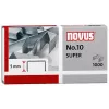 Novus Dahle No.10 SUPER Skavas - 5 mm kājas garums - Nerūsējošais tērauds - 1000 skavas - 20 lapu ietilpība