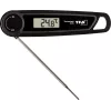 TFA THERMO JACK TASTE Digitālais virtuves termometrs ar taimeri un trauksmi, nerūsējošā tērauda zonde, 160 mm, -50 līdz +300 °C, LCD displejs, melns/balts