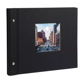 Goldbuch Bella Vista Fotoalbums 40 Lapas Melns 300x250 mm Poliuretāna Vāks