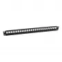 Panasonic 3SR-PATCH-24P 24 Portu Sadales Panelis (Keystone Tips) ar 24 RJ45 Cat.6 UTP Keystone Ligzdām - Melns