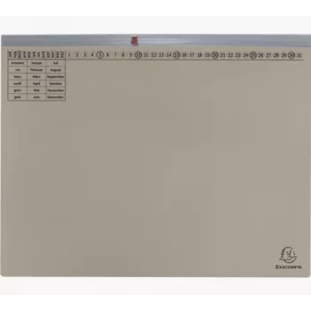 Exacompta 370110B Parastā mapes vāka mape - Kartons - Pelēks - 320 g/m² - 265 x 316 mm