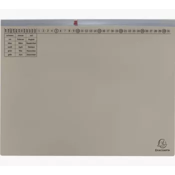 Exacompta 370210B Parastā mapes mape - Kartons - Pelēks - 320 gsm - 265 x 316 mm - A4
