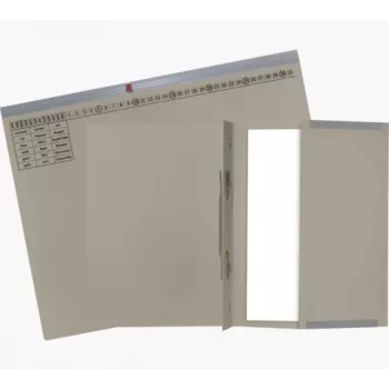 Exacompta 370210B Parastā mapes mape - Kartons - Pelēks - 320 gsm - 265 x 316 mm - A4