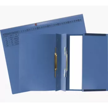 Exacompta 370307B Conventional File Folder - Cardboard - Blue - 320 g/m² - 265 mm - 316 mm
