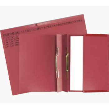 Exacompta 370403B Parastā mapes vāka mape - Kartons - Sarkana - 320 g/m² - 265 x 316 mm