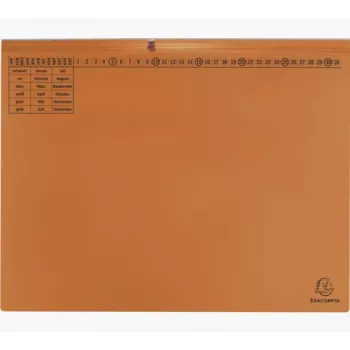 Exacompta 370409B Conventional Document Folder - Cardboard - Orange - 320 g/m² - 265 mm - 316 mm