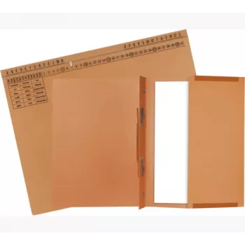 Exacompta 371109B Parastā mapes vāka mape - Kartons - Oranžs - 320 g/m² - 265 x 316 mm