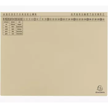 Exacompta 371122B Mapju mape - Kartons - 320 g/m² - A4 - Zila - 1 gab.
