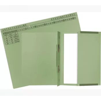 Exacompta 371125B Conventional File Folder - Cardboard - Green - 320 g/m² - 265 mm - 316 mm