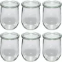 WECK Tulip Jar 1062ml Set of 6