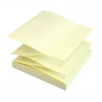inFO Z-Fold Lipīgās lapiņas dzeltenas 1 bloks
