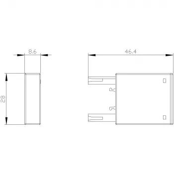 Siemens Pārsprieguma Slāpētājs 24-48VAC 24-70VDC 3R