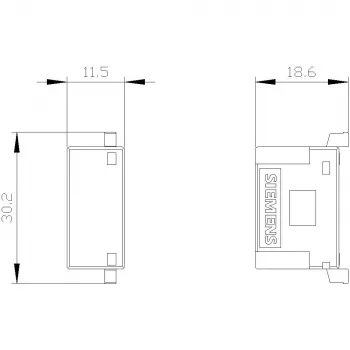 Siemens 3RT2926-1BD00 Pārsprieguma slāpētājs 127-240V AC 150-250V Varistors SIRIUS 3RT2 kontaktoriem
