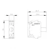 Siemens SIRIUS ACT LED modulis ar integrētu LED AC/DC 24V Balts
