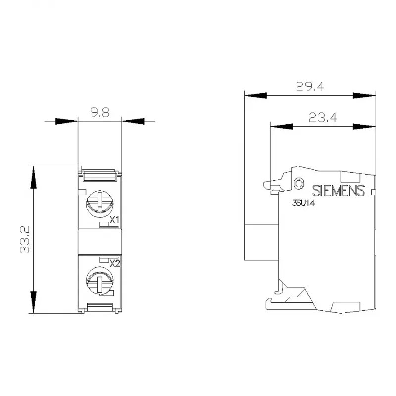 Siemens SIRIUS ACT LED modulis ar integrētu LED AC/DC 24V Balts