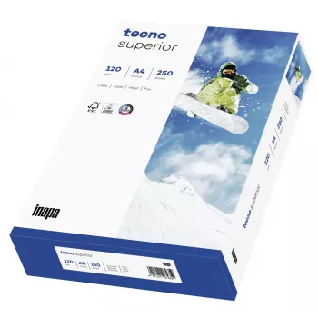 Papyrus Superior Tecno Kopējamais Papīrs A4 120g Balts 250 Lapas