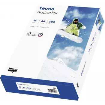 Papyrus Superior Tecno A4 90g Balts Kopējamais Papīrs 500 Lapas