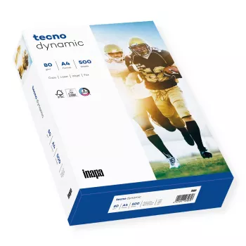 Papyrus Dynamic Tecno A4 Kopēšanas papīrs 80 g/m² Balts 500 loksnes