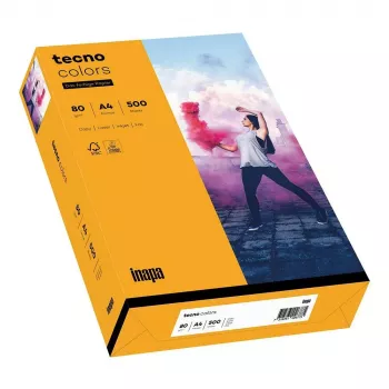 Papyrus TECNO Colors Vidēji Oranžs A4 Kopējamais Papīrs 80 g/m² 500 Lokšņu
