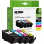 KMP saderīgu tintes kasetņu komplekts 4 gab. Melna Ciāna Fuksīna Dzeltena Canon PGI-525/CLI-526