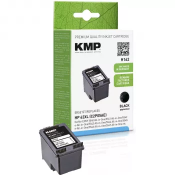 KMP H162 saderīga tintes kasetne melna 12ml HP 62XL C2P05AE