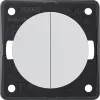 Berker Rocker Switch 936552509 Series Polar White Glossy