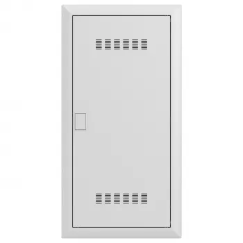 Striebel & John UK648MV Media VT UP Patch Panel 4 Rows Ventilated Transparent Door White