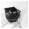 Reisenthel Easyshoppingbag Melns - 30L Iepirkumu soma ar ratiņu stiprinājumu