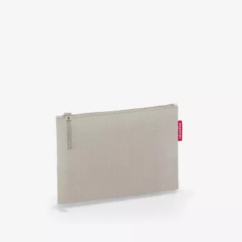 Reisenthel Case 1 Herringbone Sand Cosmetic Case