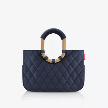 Reisenthel loopshopper M Frame Rhombus Midnight Gold iepirkumu grozs
