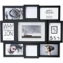 NIELSEN DESIGN Why Not Collage Melns Sveķu Galerijas Attēlu Rāmis 8999334