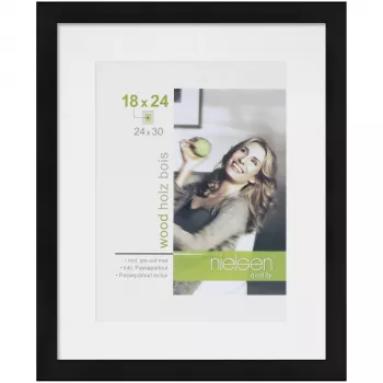 NIELSEN DESIGN Apollon Black 24x30 Wood Picture Frame 8988006