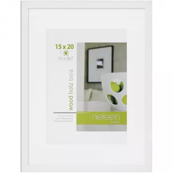 NIELSEN DESIGN Apollon Balts 21x29.7 Koka DIN A4 Foto Rāmis 8988047