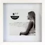 NIELSEN DESIGN Nielsen Aura Balts 20x20 Koka Foto Rāmis ar Passepartout 1115001