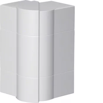 Hager BR651703H9016 Regulējams ārējais stūris BR/A/S kabeļu kanāliem 68x170mm Balts RAL 9016