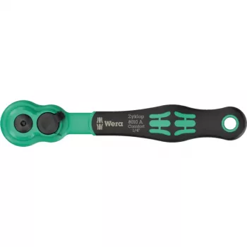 Wera 8010 A Zyklop Comfort Ratchet 1/4 inch Drive