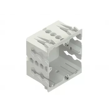 NIEDAX GDM 50-1 VW ierīces uzstādīšanas kārba 1 vietas tīri balta RAL 9010 poliamīds 50mm