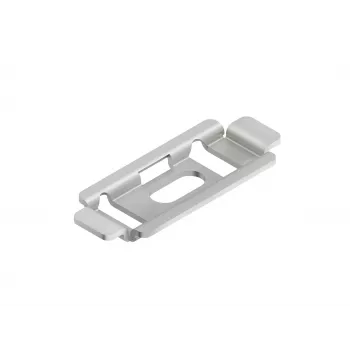 Niedax GRBP 6 F Stiprinājuma plāksne sieta kabeļu teknēm, 60 mm augstums, tērauds, Sendzimir cinkots, 100x60x1.5 mm